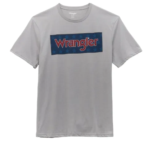 112353906 - Wrangler® Short Sleeve T-shirt - Regular Fit - Ultimate Gray Heather