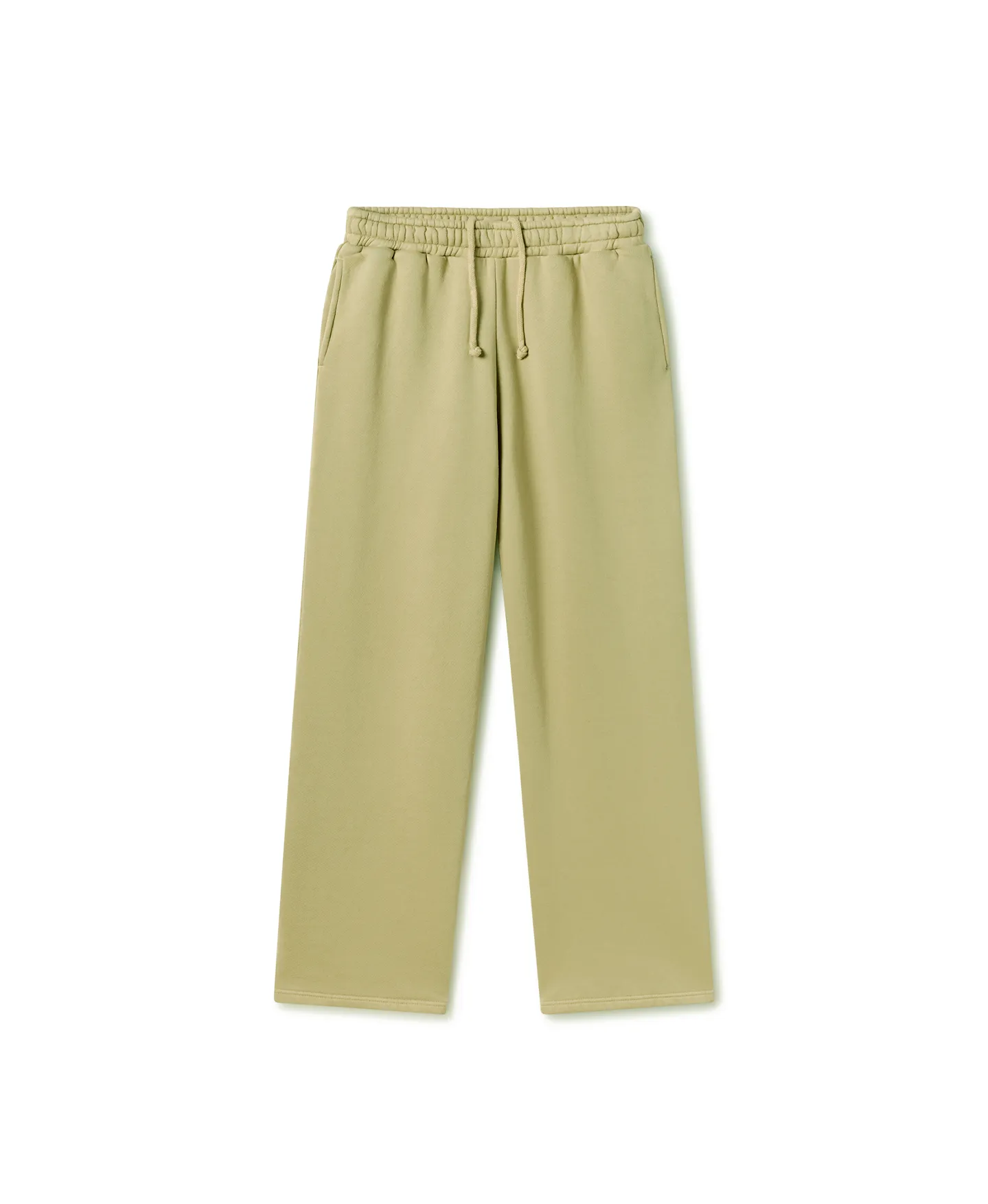 450 GSM 'Sage Green' Straight-leg Pants