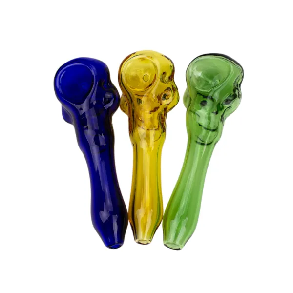 4" Skull Glass Pipe