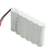 6.0 Volt 700mAH Nickel-Cadmium Exit Sign Battery - 1x6 Inline Battery Pack AA