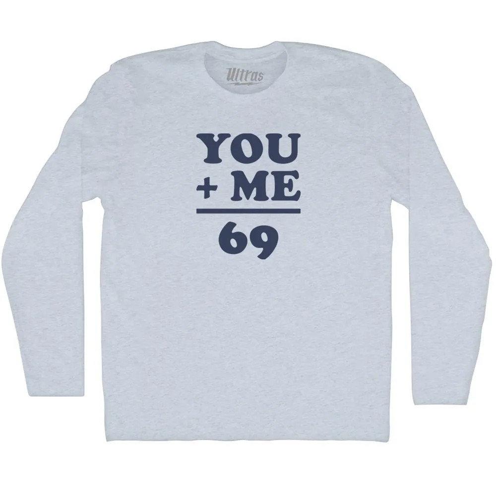 69 Math Equation Adult Tri-Blend Long Sleeve T-shirt