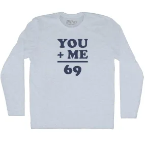 69 Math Equation Adult Tri-Blend Long Sleeve T-shirt