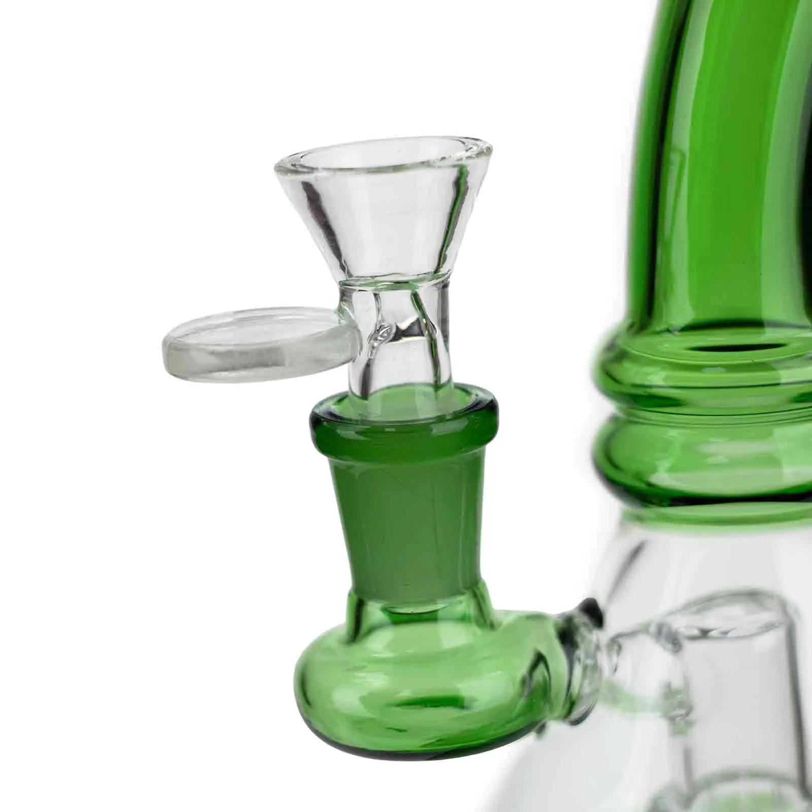 7" Color Glass Bent Neck Bong