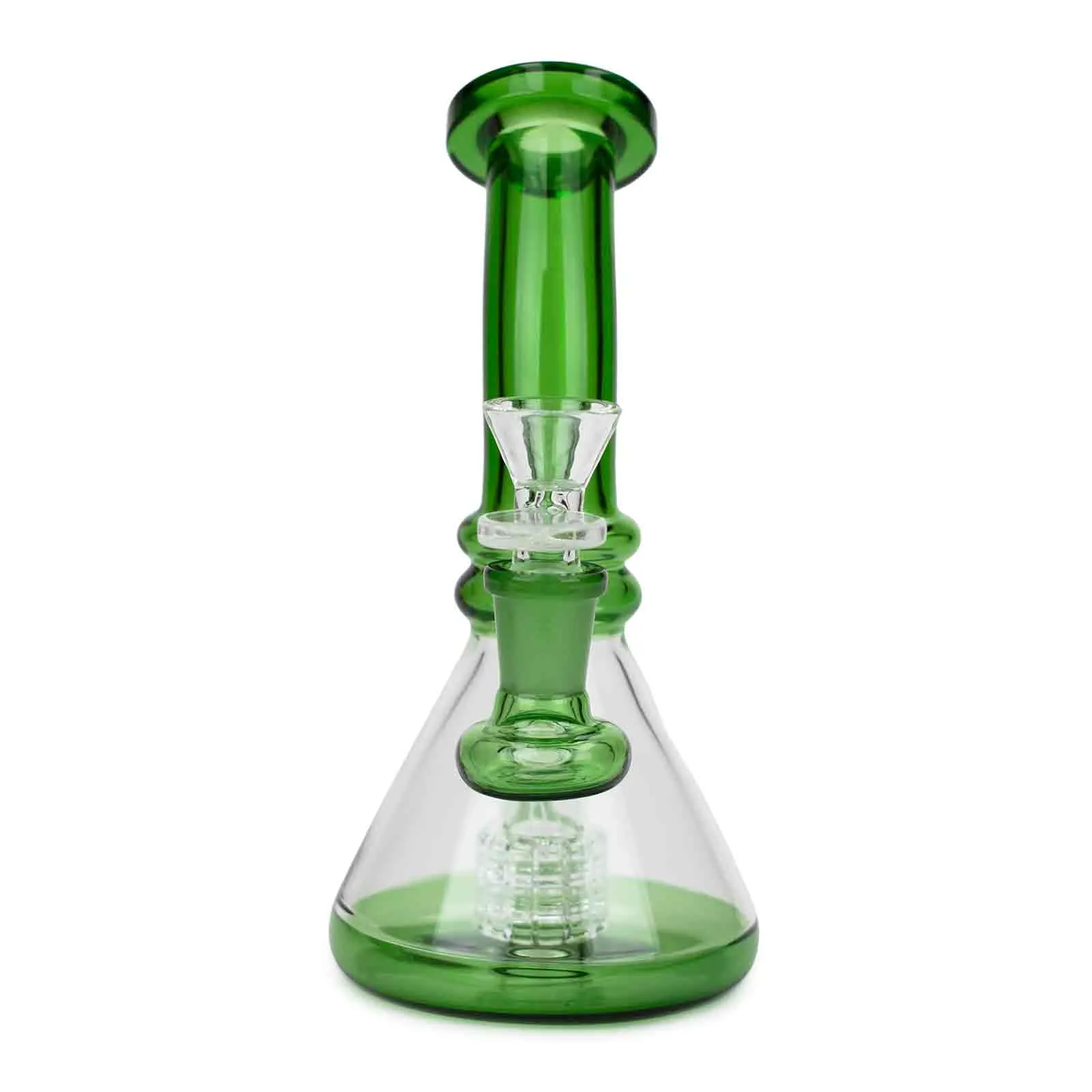 7" Color Glass Bent Neck Bong