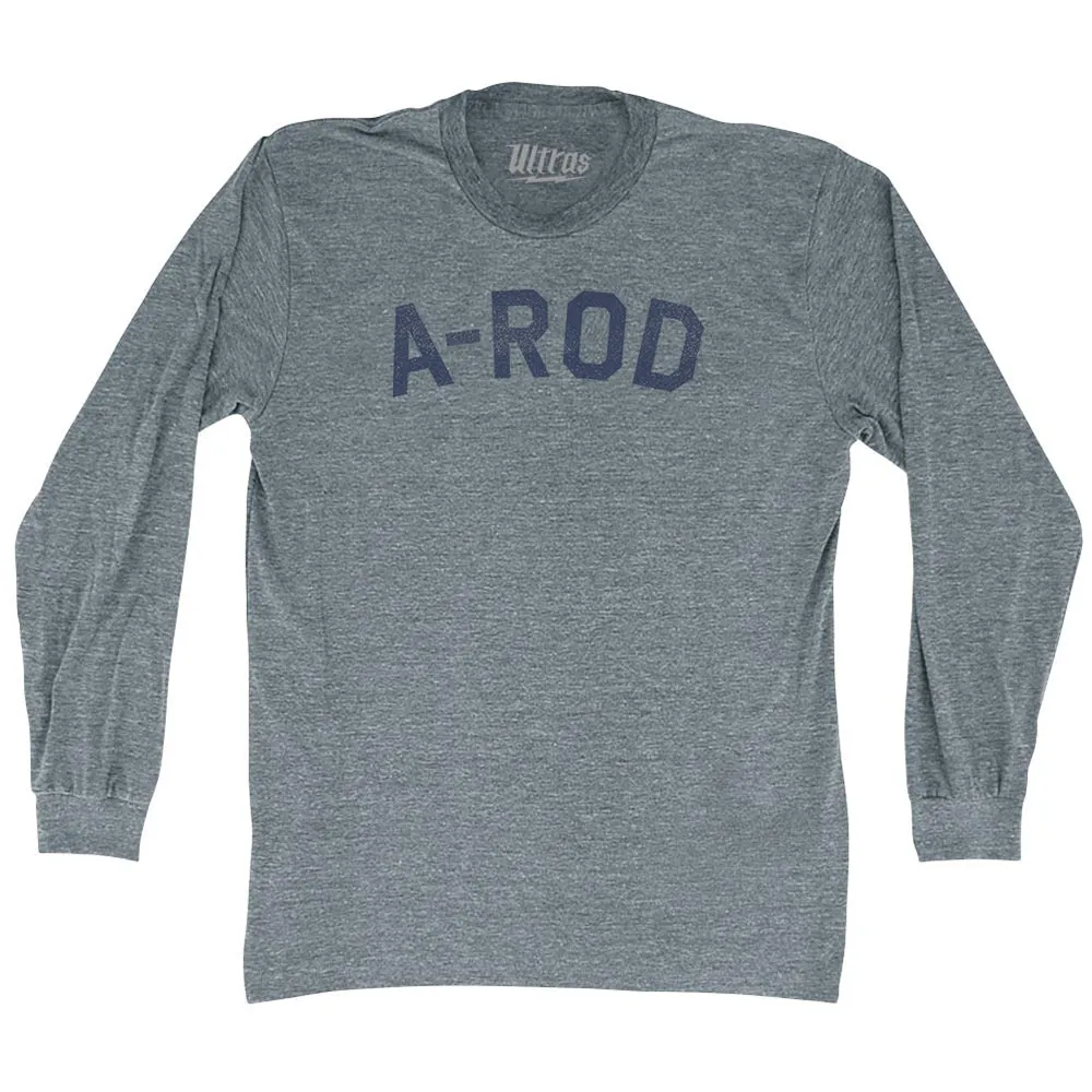 A-Rod Adult Tri-Blend Long Sleeve T-shirt