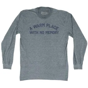 A Warm Place With No Memory Adult Tri-Blend Long Sleeve T-shirt