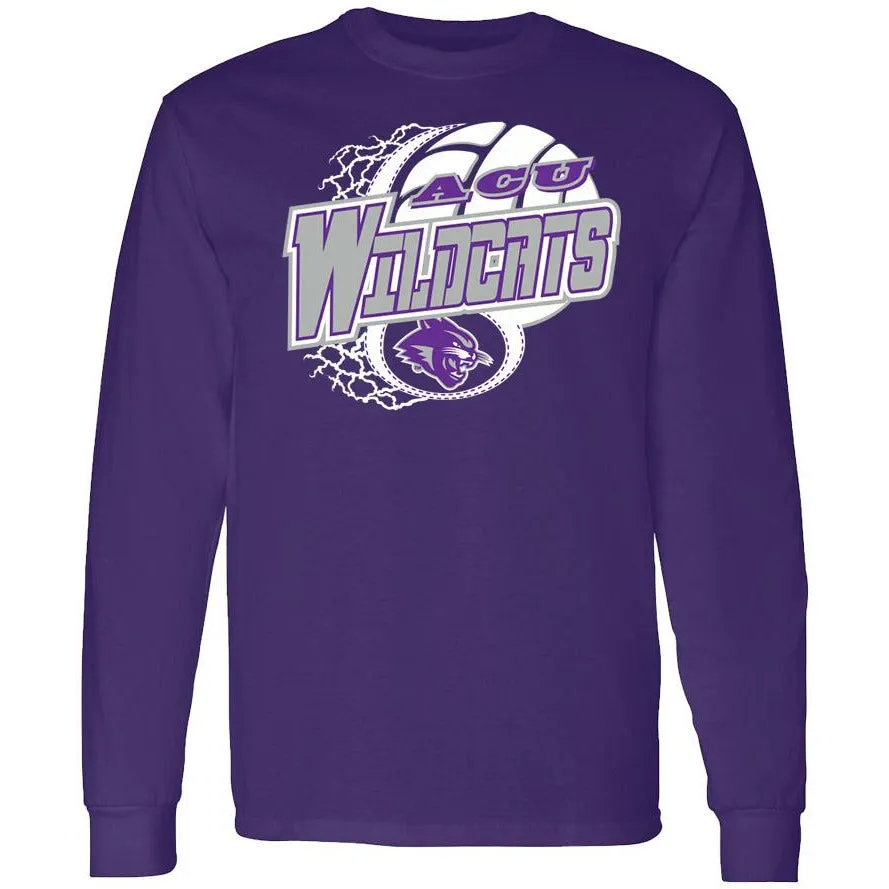 Abilene Christian University Wildcats - Volleyball Long Sleeve T-Shirt