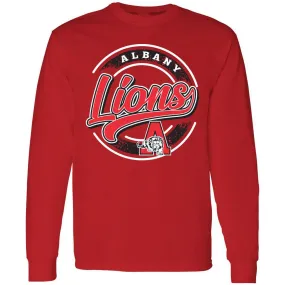 Albany Lions - Circle Script Long Sleeve T-Shirt