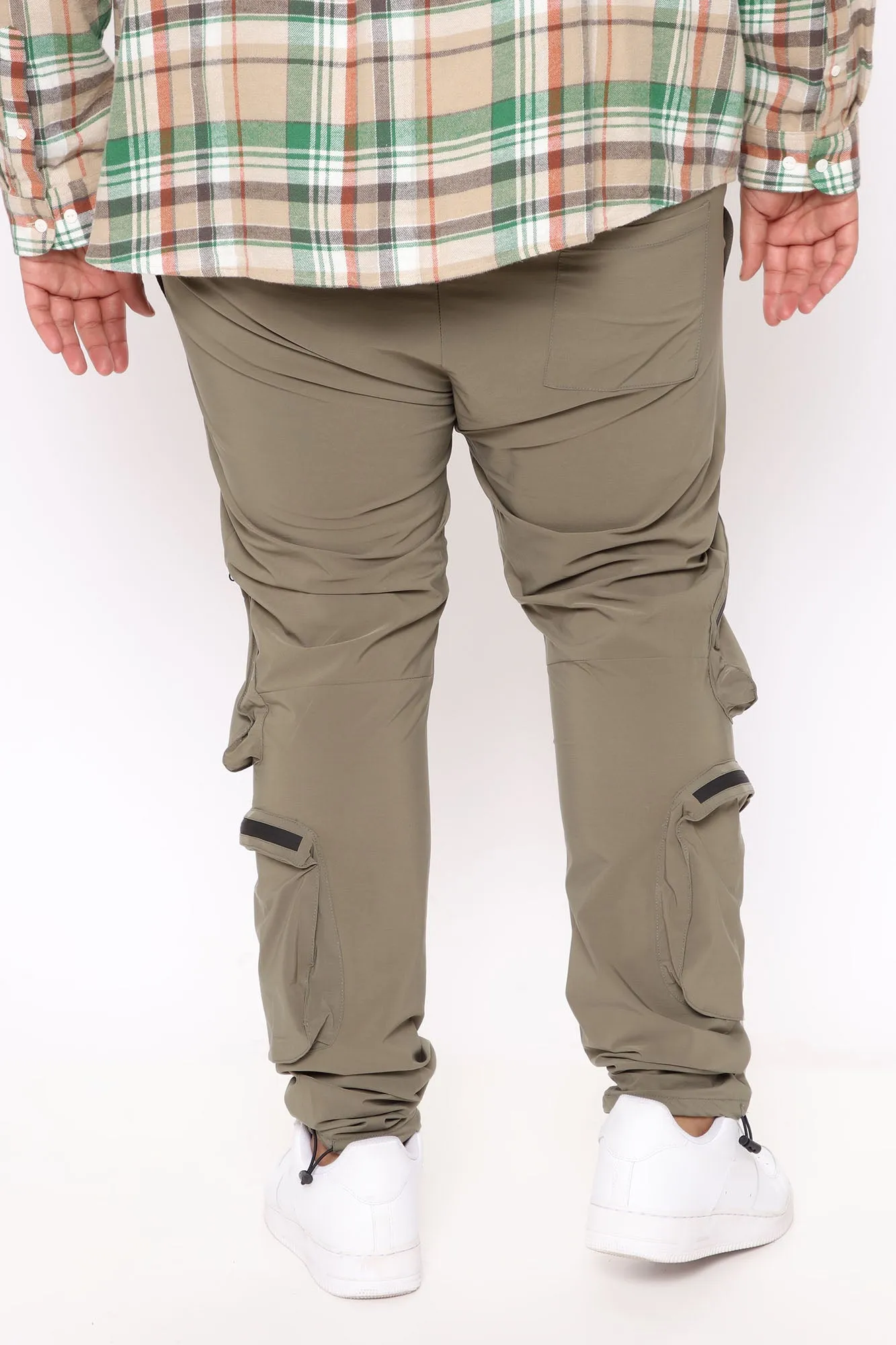 All Day Zipper Cargo Pants - Olive