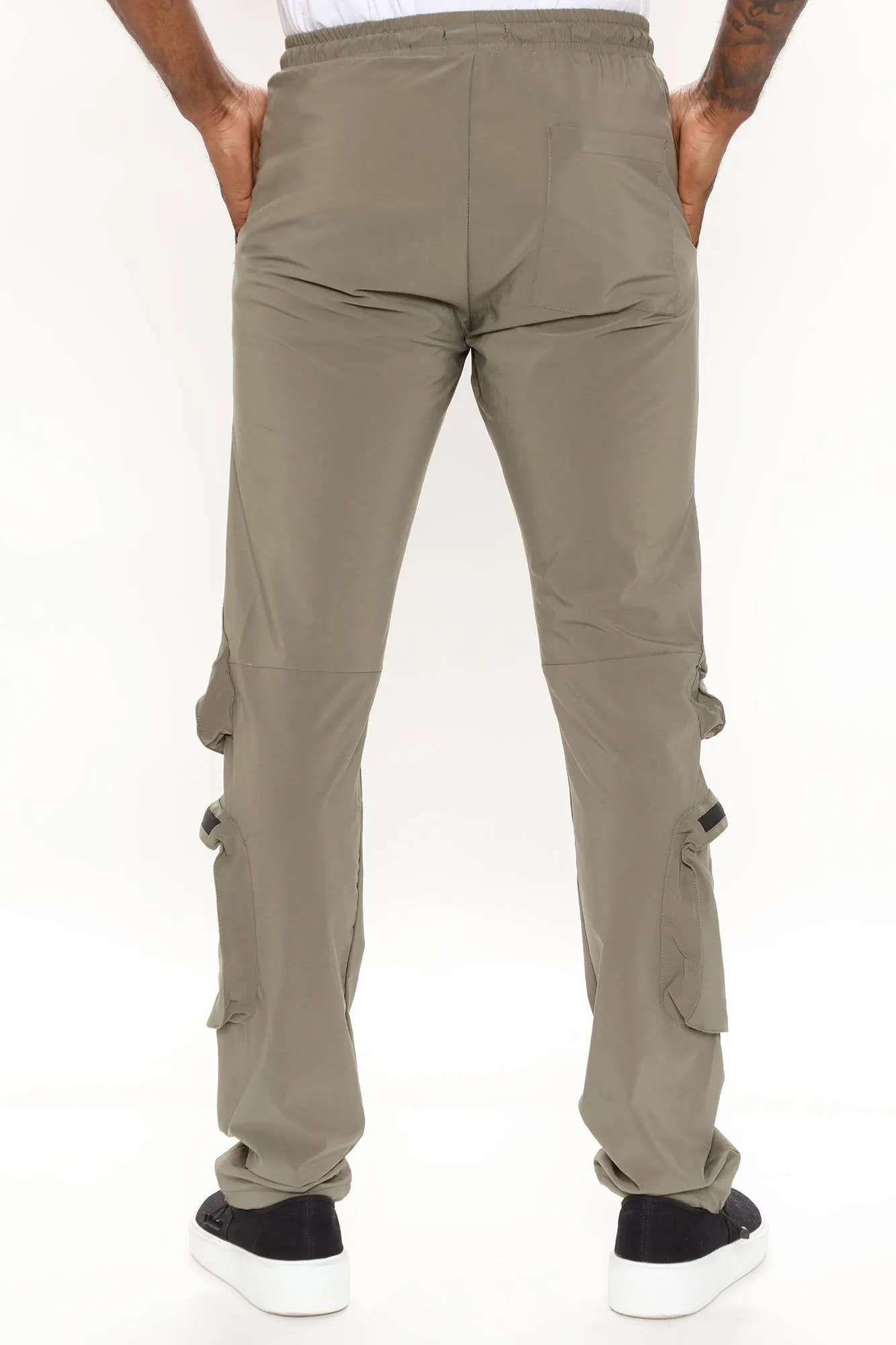 All Day Zipper Cargo Pants - Olive