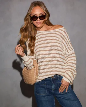 All The Time Striped Pullover Sweater