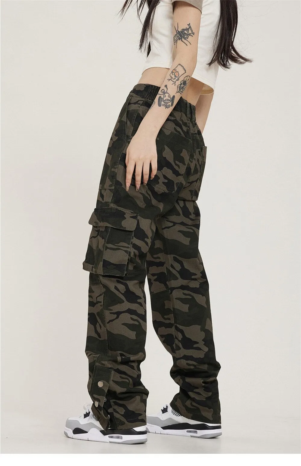 AM23 Straight Camo Cargo Pants