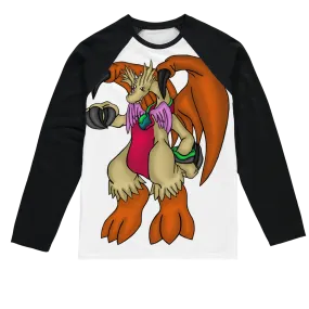 Angechardragon Sublimation Baseball Long Sleeve T-Shirt