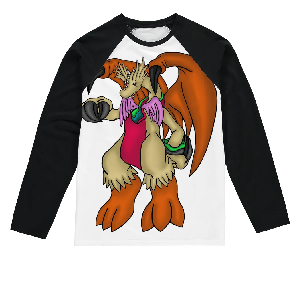 Angechardragon Sublimation Baseball Long Sleeve T-Shirt