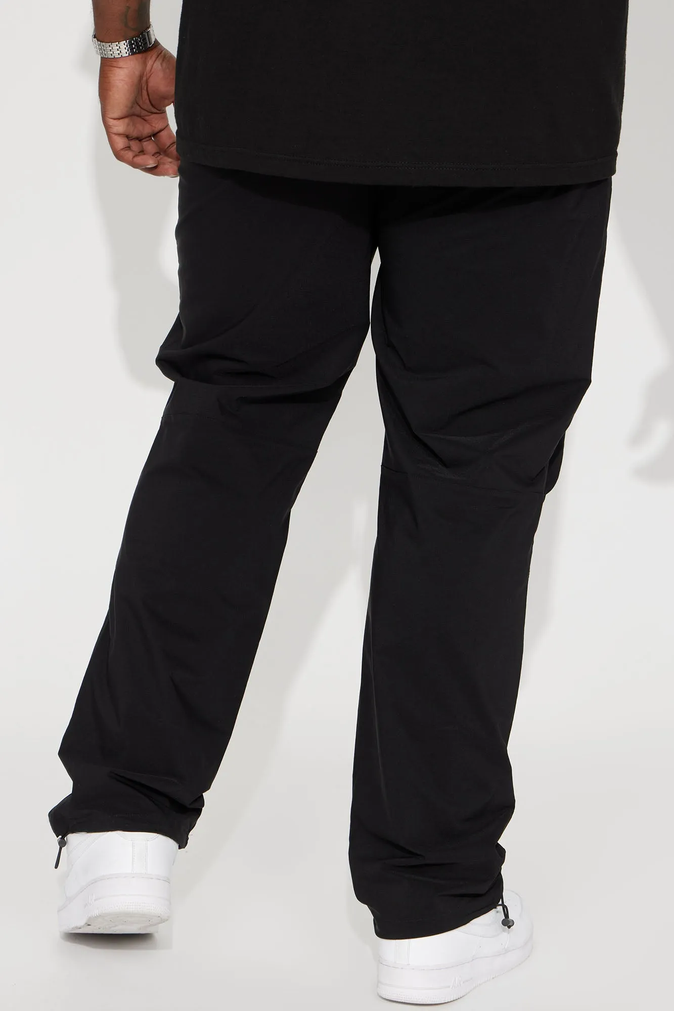 Another Day Nylon Cargo Pants - Black