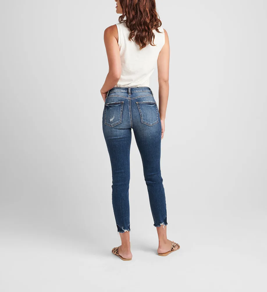 Avery Skinny Crop in Indigo by Silver