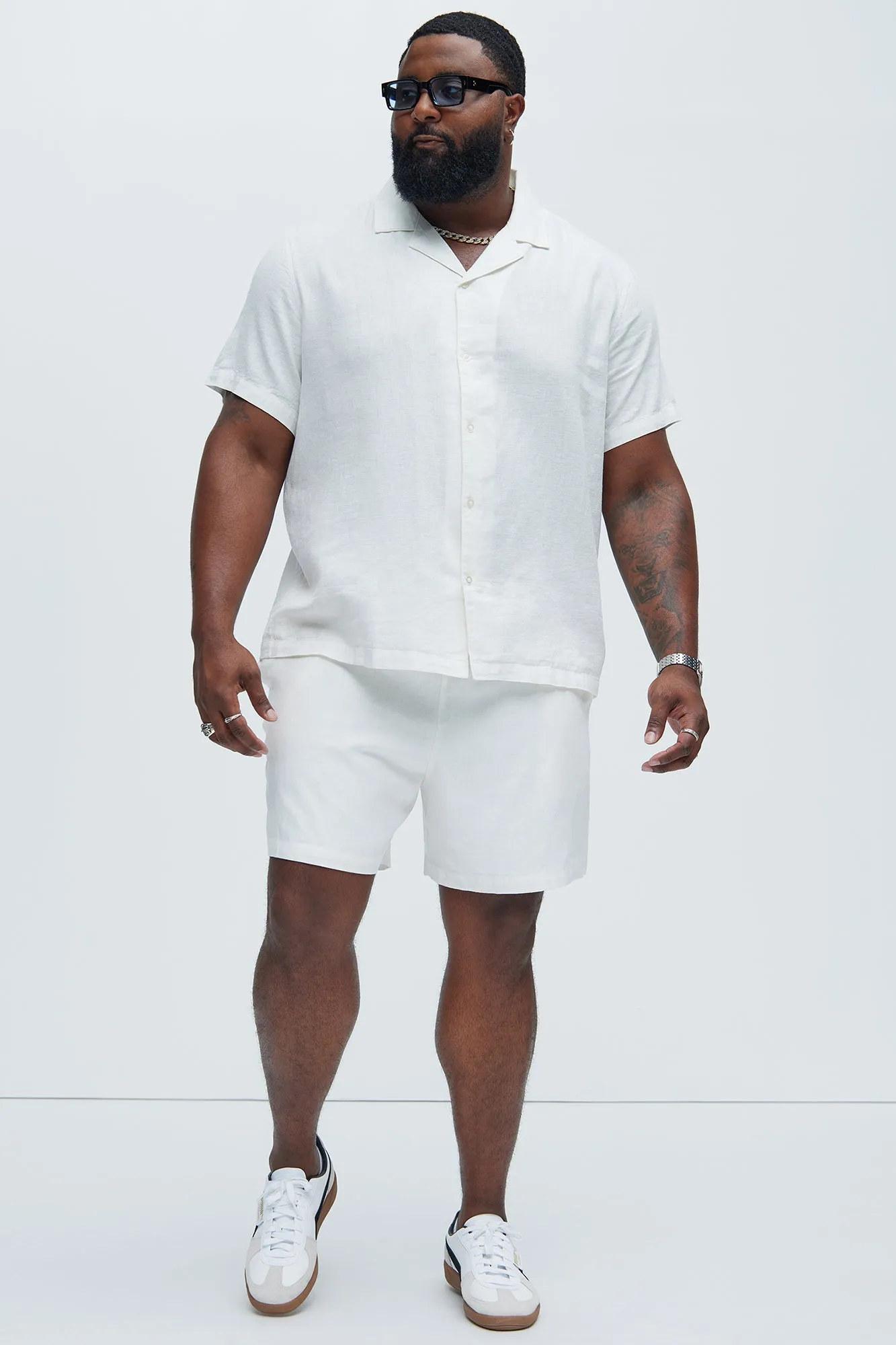 Bahamas Linen Shirt - White