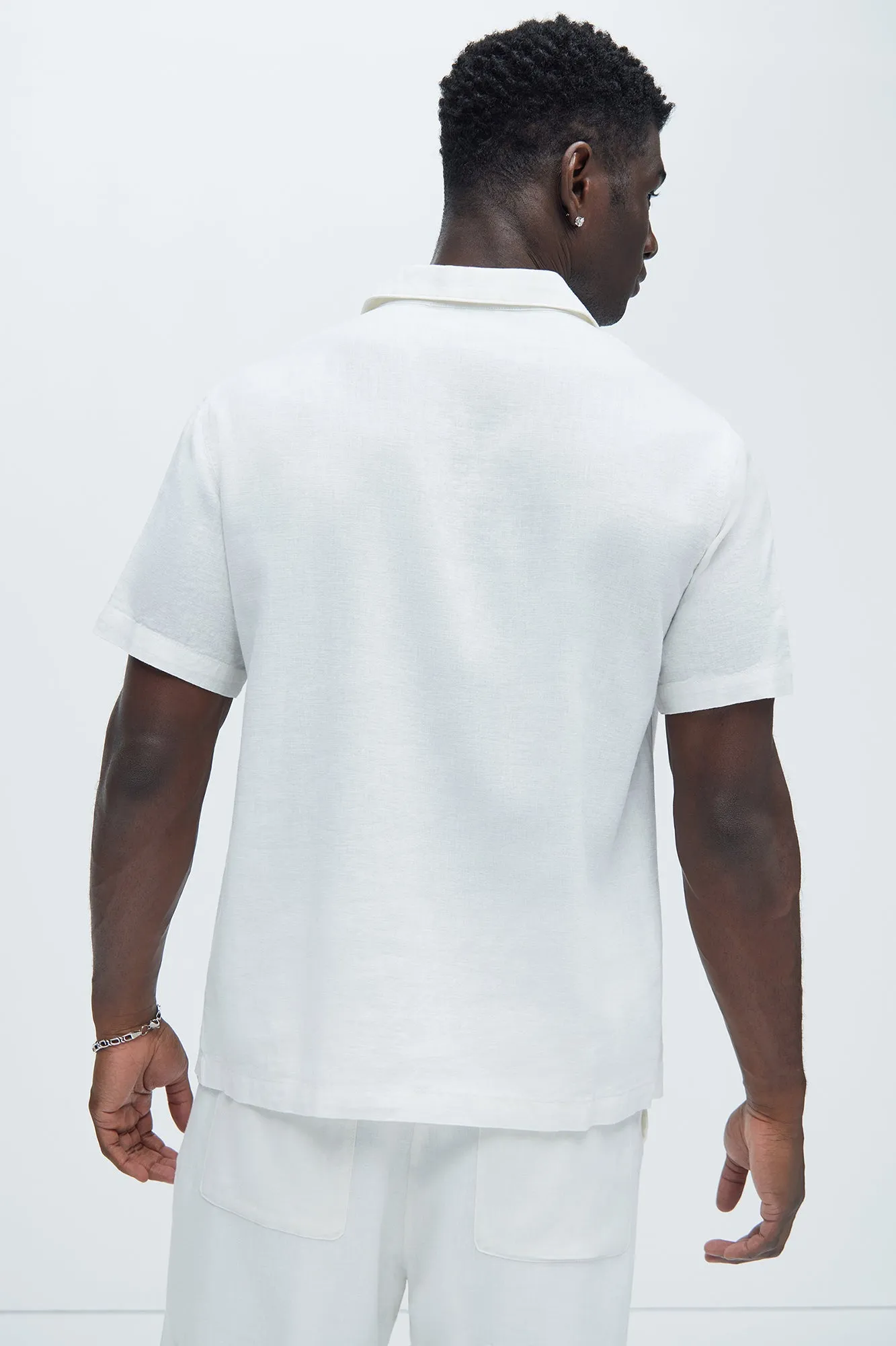 Bahamas Linen Shirt - White