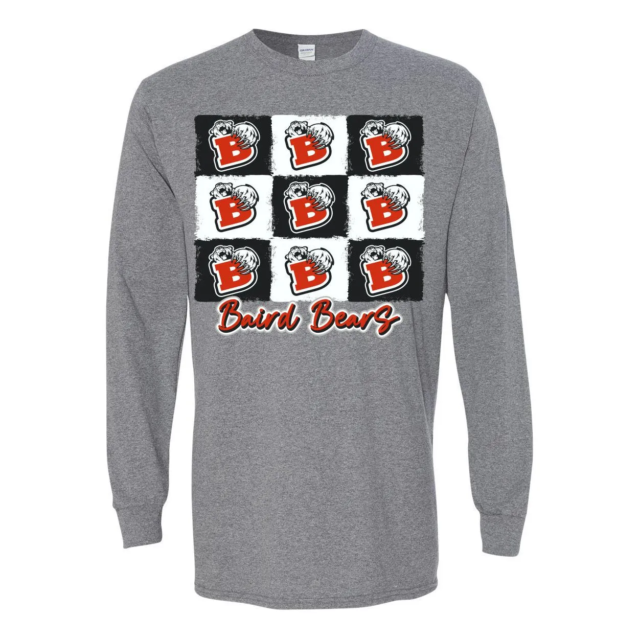 Baird Bears - 9 Boxes Long Sleeve T-Shirt