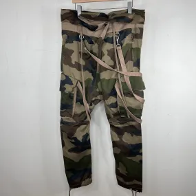 Balmain Camo Bondage Cargo Pants