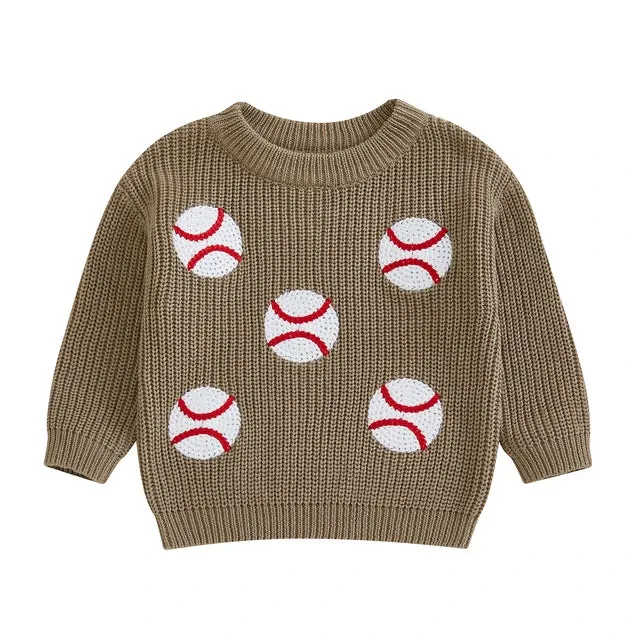 BASEBALL Knitted Sweater