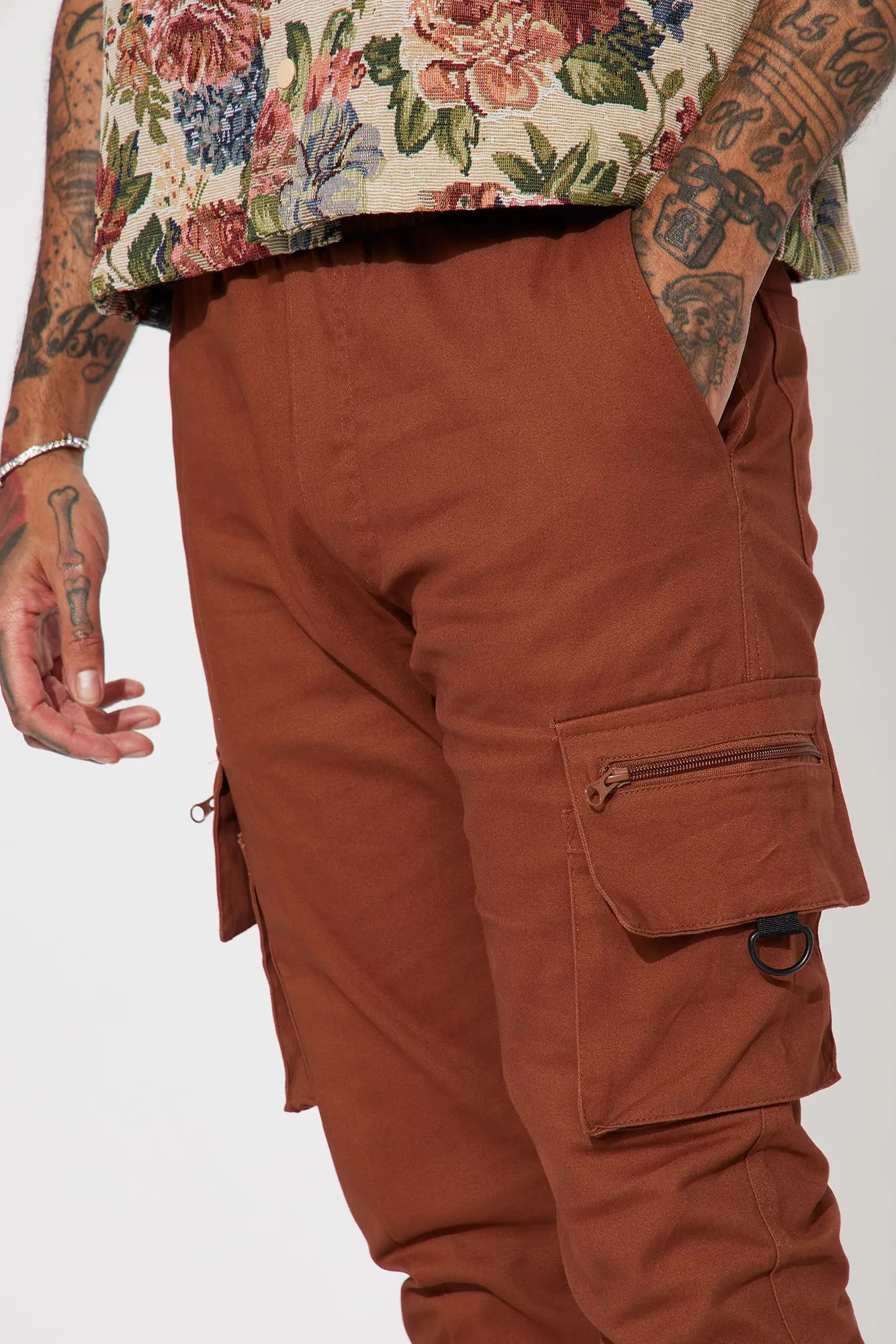 Bet On It Cargo Pants - Chocolate