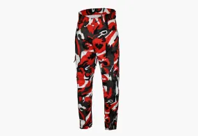 BGA Robin Men Motorcycle Protective Cargo Pants Red/Camo