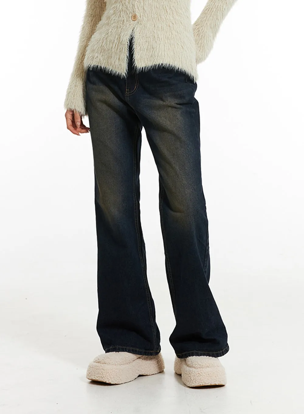 Bootcut Slim Fit Jeans IN308