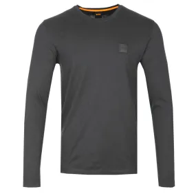 BOSS Tacks Long Sleeve T Shirt in Black