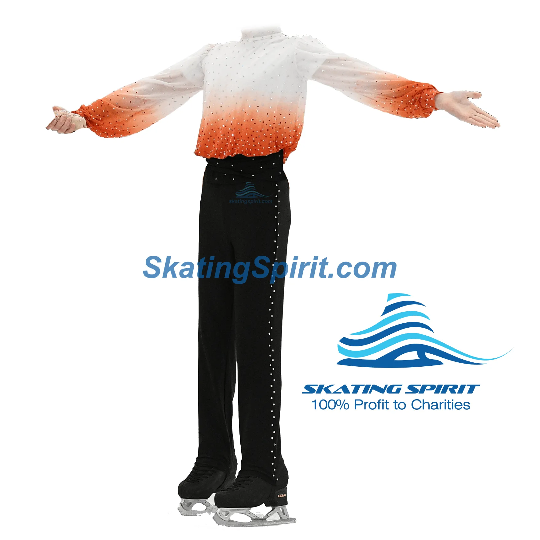 Boys/Men Figure Skating Clothes with Matching Pants #M008