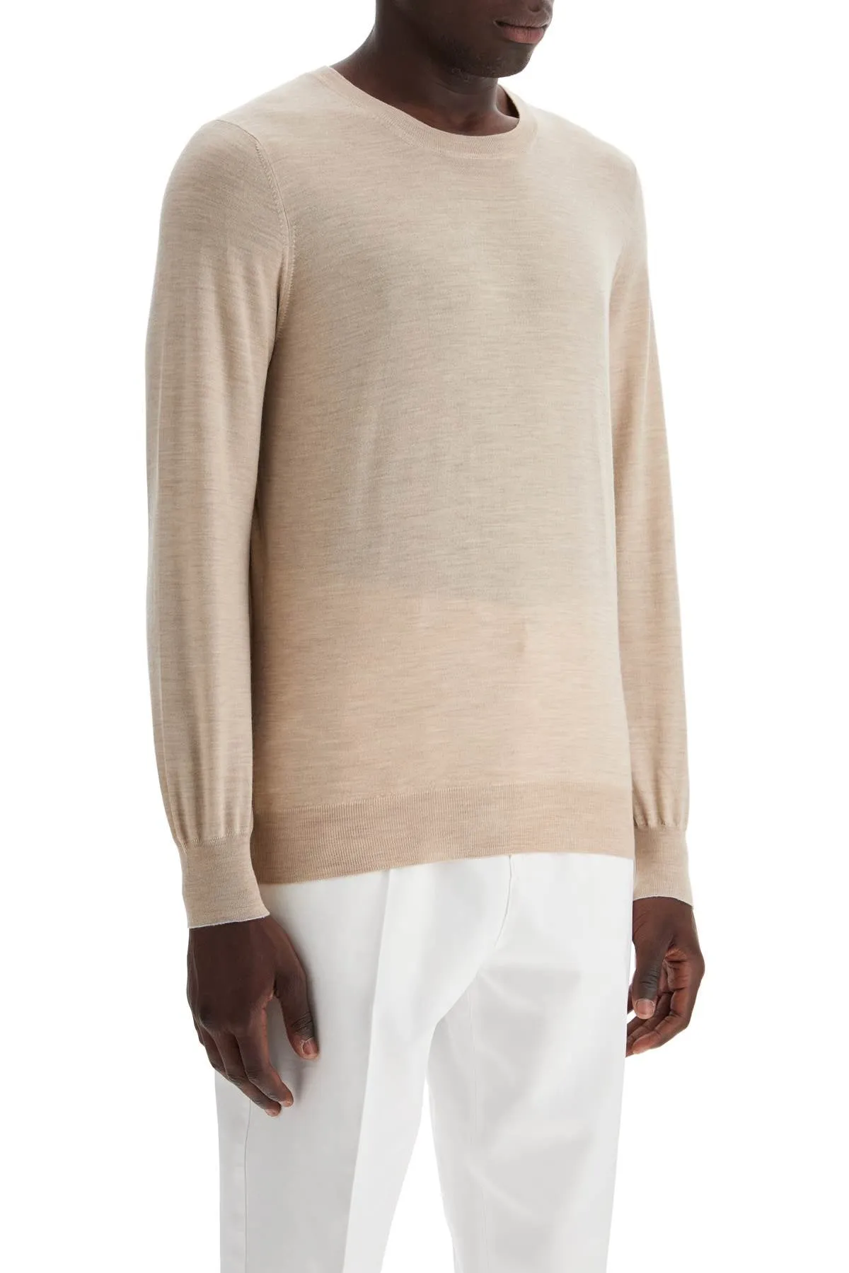 BRUNELLO CUCINELLI Men's Grey Cashmere Sweater for FW23