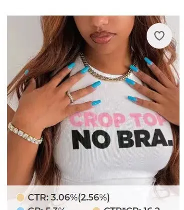 B!TCH#$ IS WEIRD Crop Top