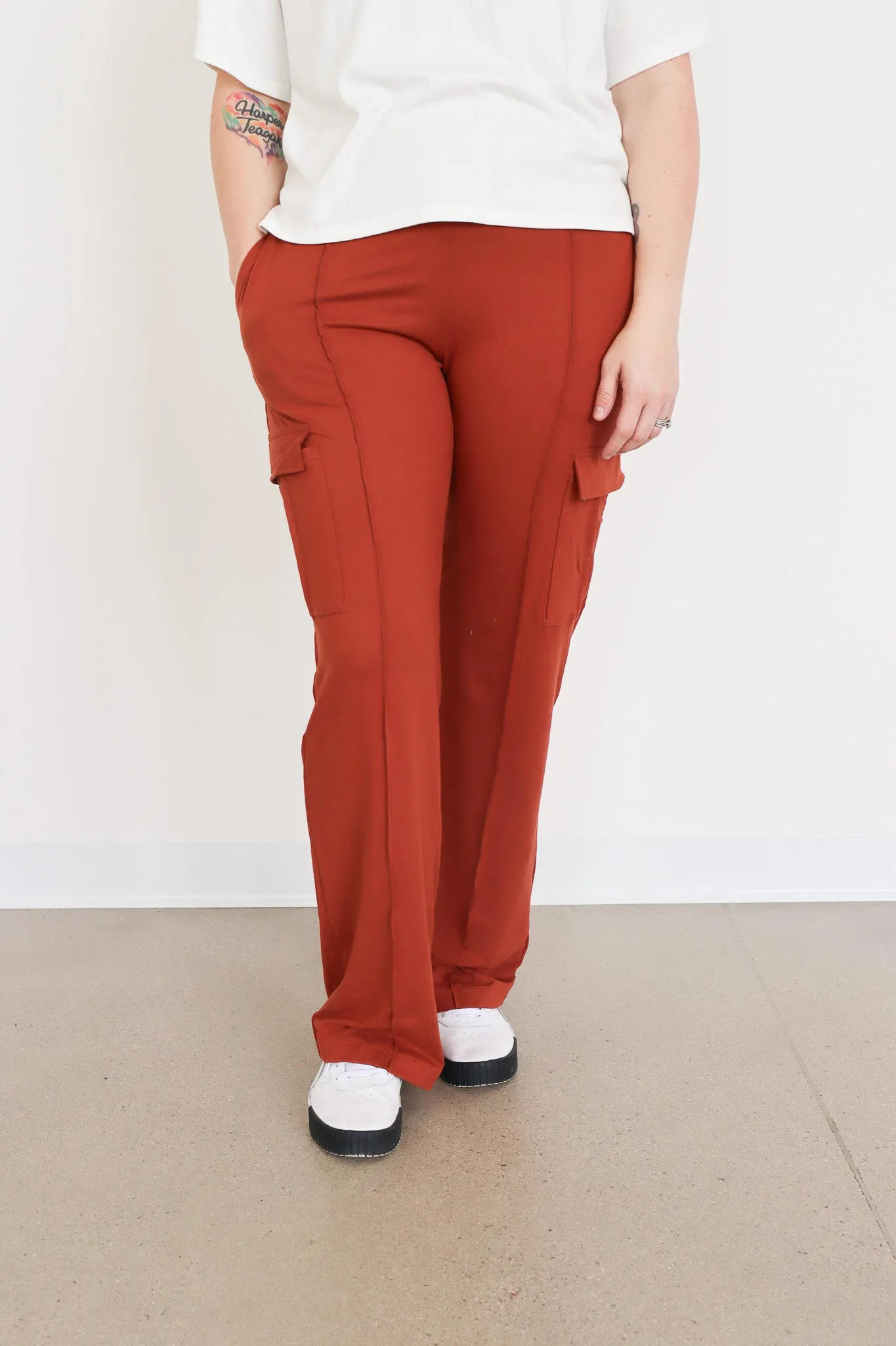 Butter Soft Straight Leg Cargo Pants