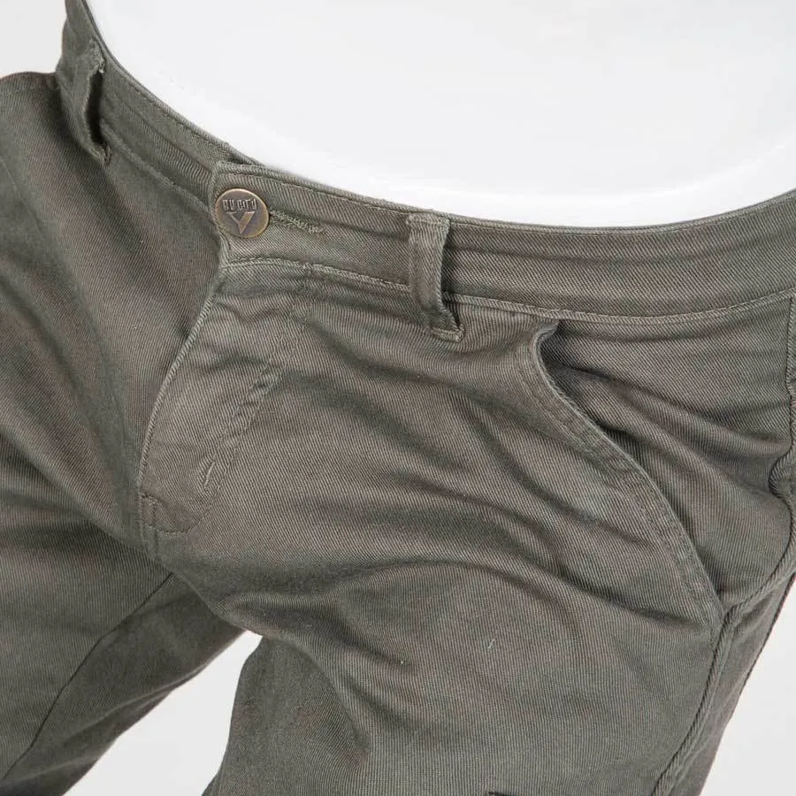 By City Men's Mixed Cargo Trousers - Military Green