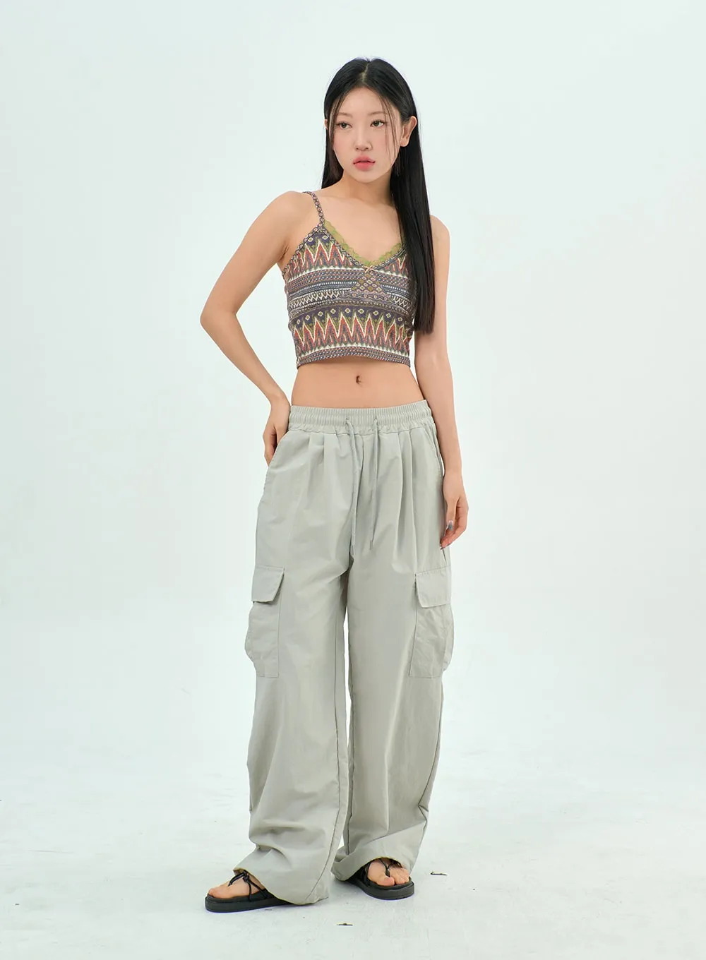 Cargo Nylon Pants BY303