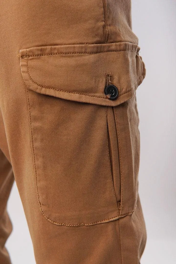 Cargo Pants - Camel Brown