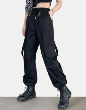 Cargo pants with straps womens