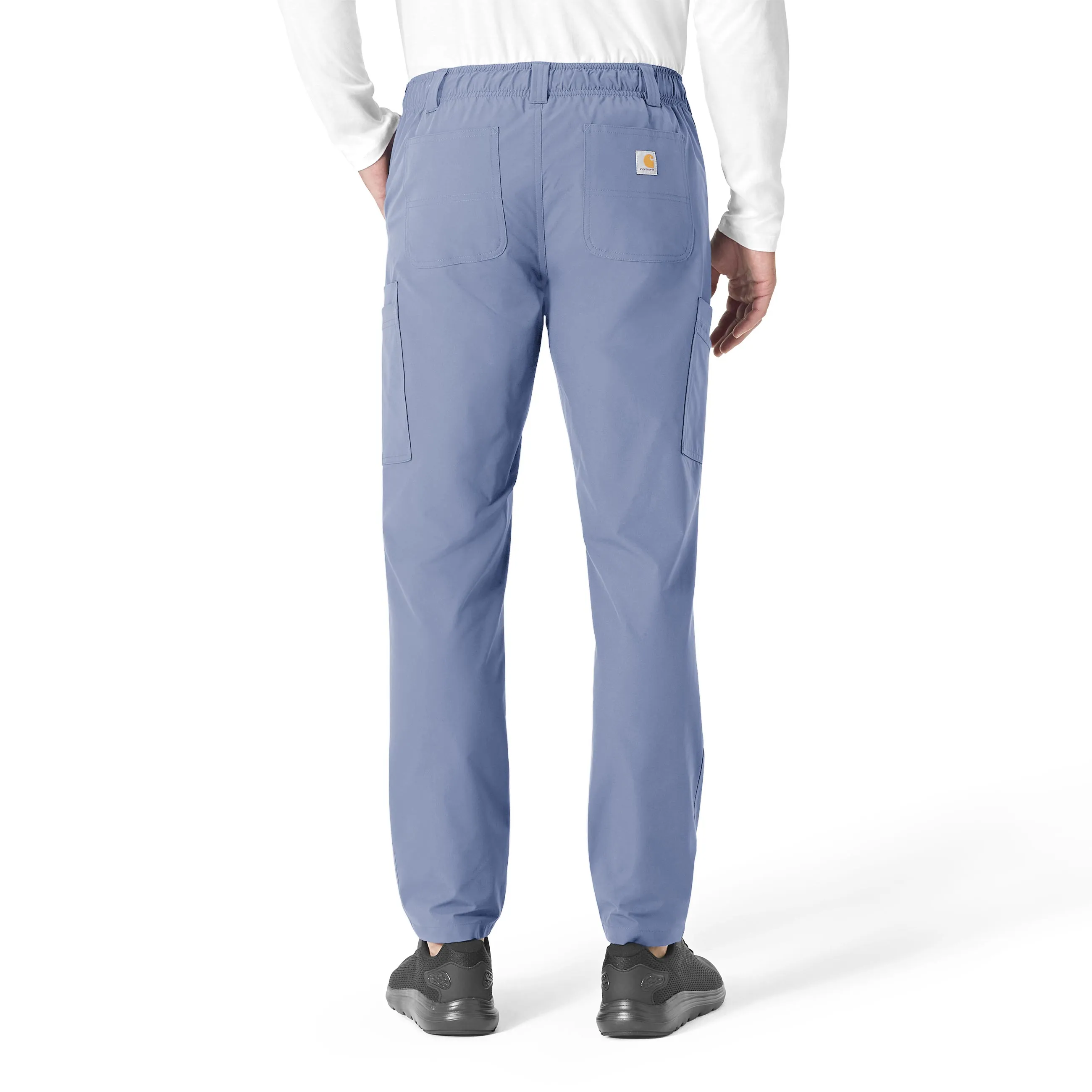 Carhartt Force Essentials Men's Straight Leg Cargo Scrub Pant - Ceil Blue