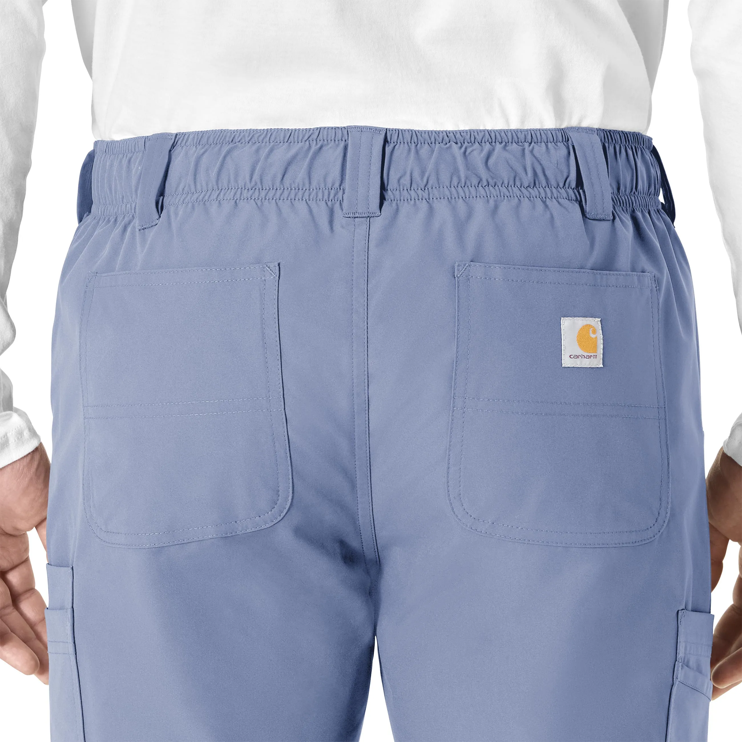 Carhartt Force Essentials Men's Straight Leg Cargo Scrub Pant - Ceil Blue