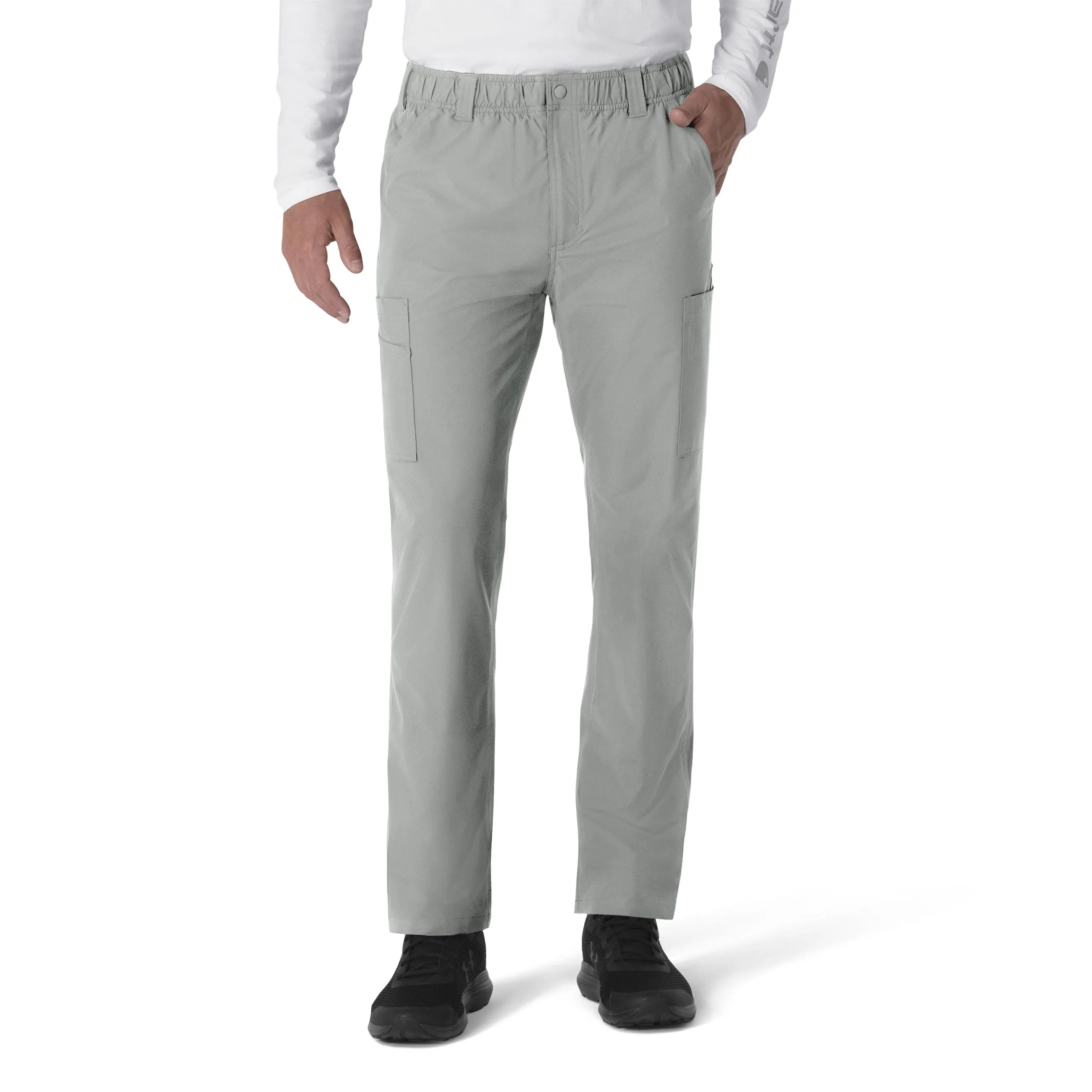 Carhartt Force Essentials Men's Straight Leg Cargo Scrub Pant - Grey