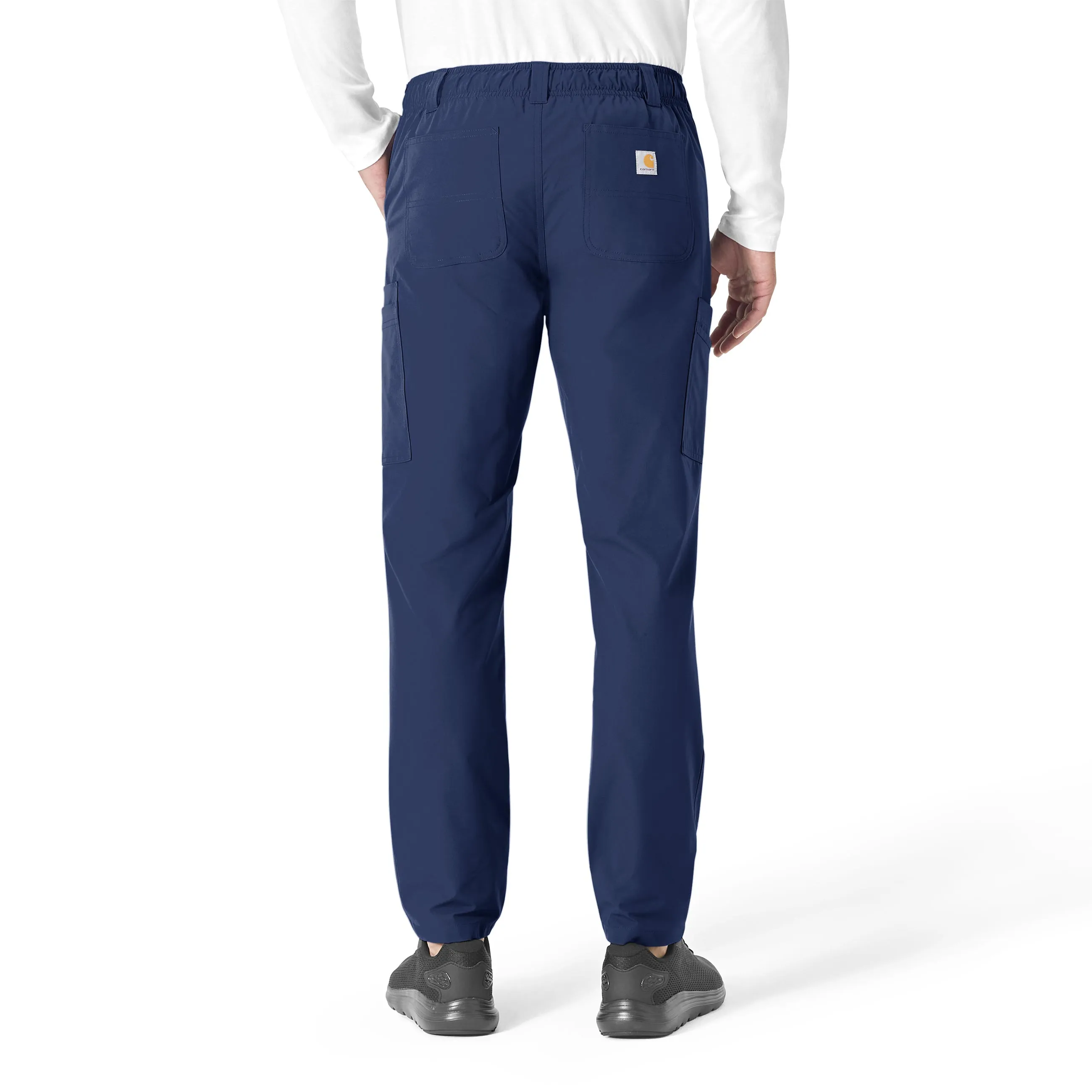 Carhartt Force Essentials Men's Straight Leg Cargo Scrub Pant - Navy