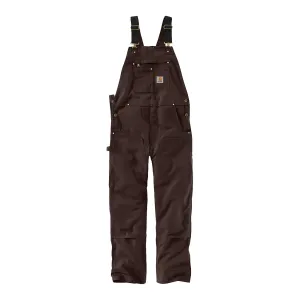 Carhartt Relaxed Fit Duck Bib Overall Dark Brown