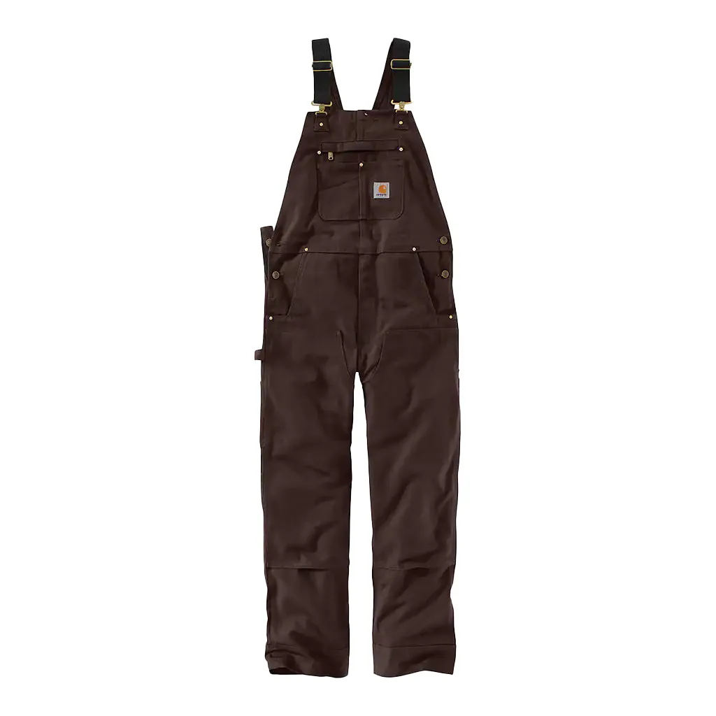 Carhartt Relaxed Fit Duck Bib Overall Dark Brown