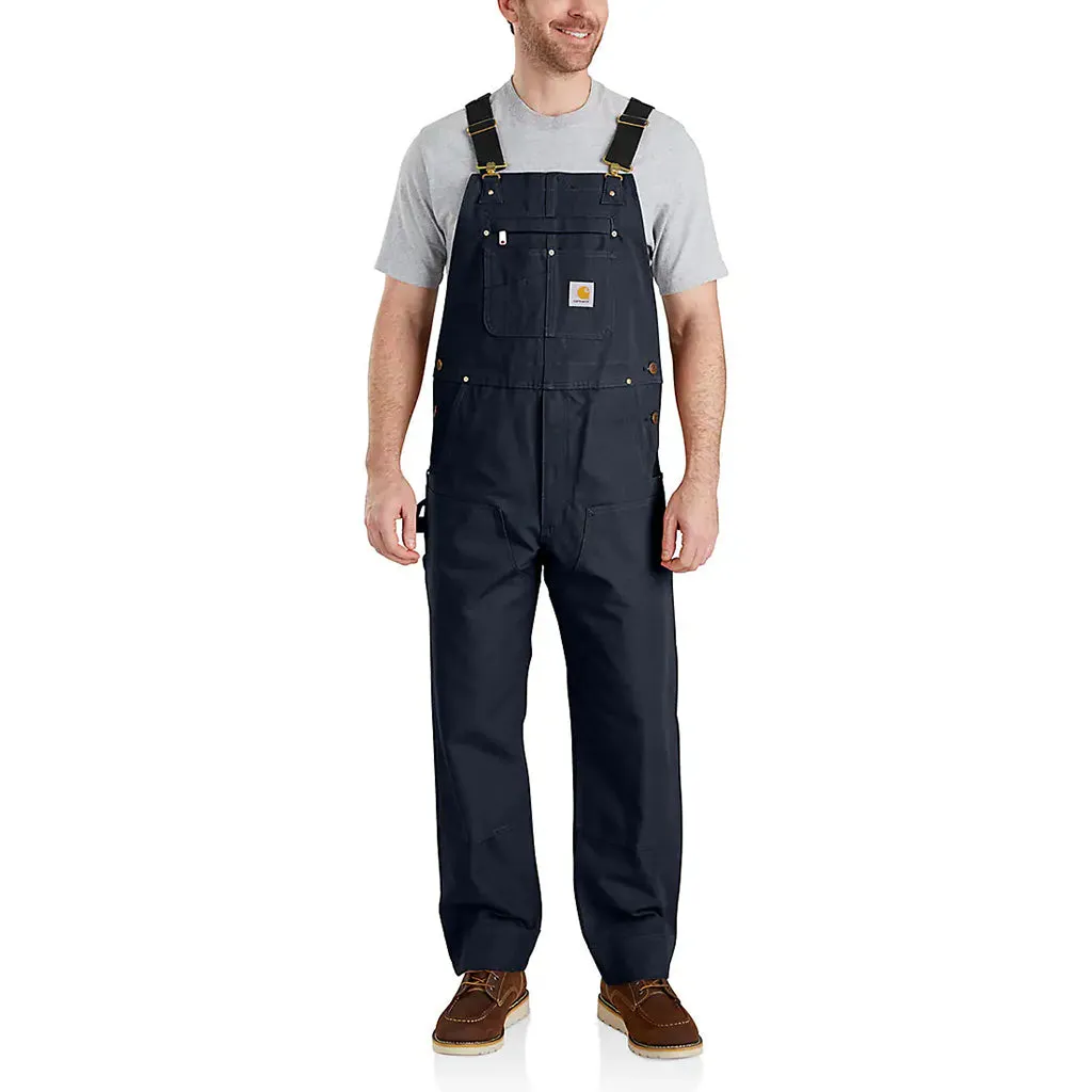 Carhartt Relaxed Fit Duck Bib Overall Navy