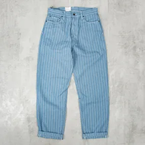 Carhartt WIP Menard Pant Herringbone Denim - Blue Rinsed