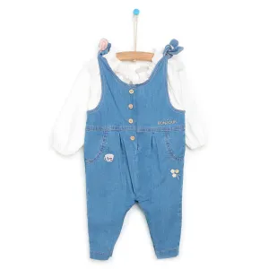 Cassiope Overall Shorts-Sweatshirt - Blue