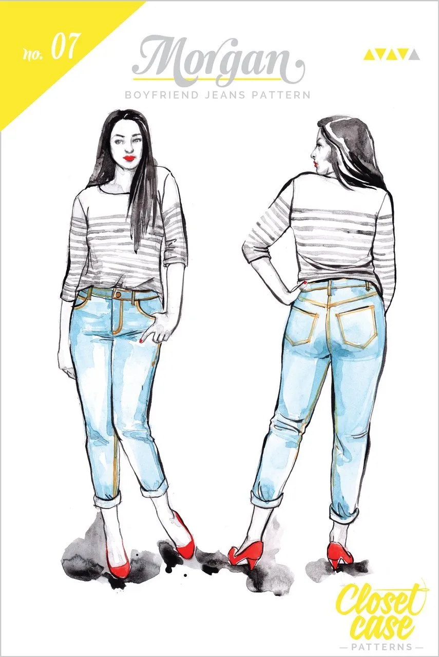 Closet Core Patterns | Morgan Non-Stretch Jeans