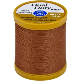 Coats Dual Duty Plus Jean & Topstitching Thread 60yd Red Clay