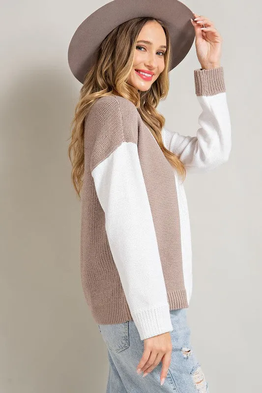 Coco Colorblock Knit Sweater