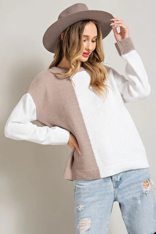 Coco Colorblock Knit Sweater